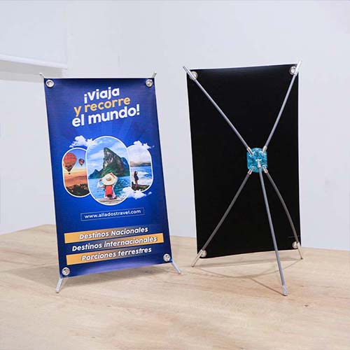 mini araña, mini araña publicitaria, Pendon hablador Mini Araña, mini arañas en bogota, portapendon araña mini, Mini Portabanners Araña