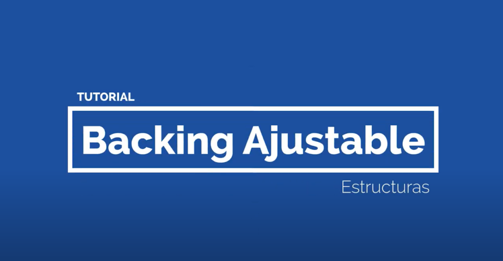 Armado Backing Ajustable